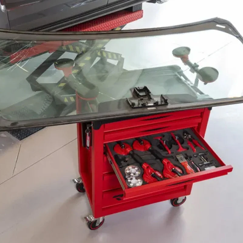 Servante RACING 7 tiroirs équipée de 158 outils - KS TOOLS - 855.7158