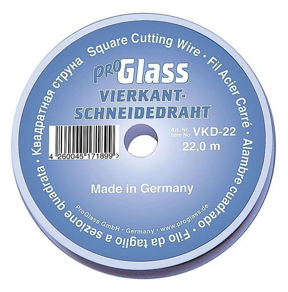 Fil de coupe ProGlass VKD carré 06 x 06 mm 22 m sur bobine plastique VKD-22 choisir à bas prix