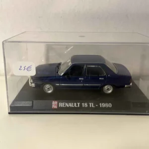 Renault 18 TL bleue foncée de 1980 - Auto Plus compatible avec boîtes automatiques