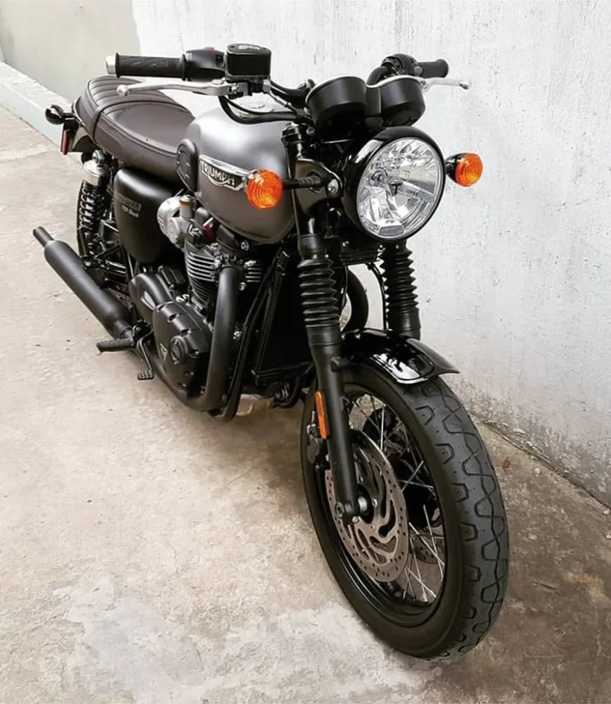 Vorderer für Triumph seit 2016 Duckbill mit glänzender schwarzer Oberfläche