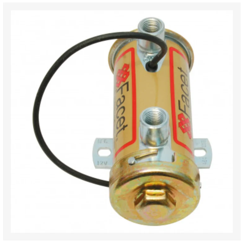 FUEL PUMP, FACET, RED TOP avec adaptateurs multiples