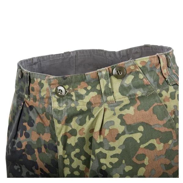 Pantalon de combat camouflage flecktarn de l'armée allemande vrai