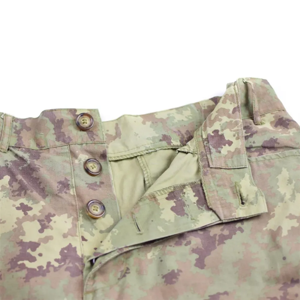 Pantalon de combat vrai de l'armée italienne Rip Stop Desert Vegetato camouflage
