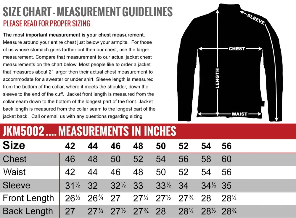 Chaud Leathers JKM5002 Men's USA Made Vented Premium Leather Motorcycle Biker Jacket Side Lace
