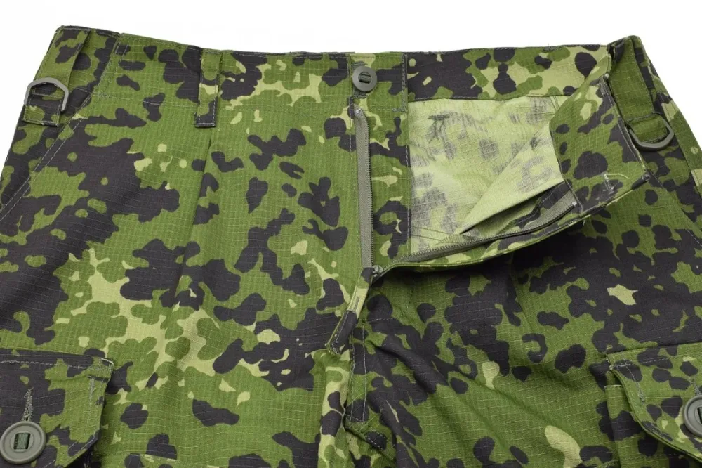 Pantalon de combat cargo de style militaire danois de marque TACGEAR M84 camouflage ripstop pour Quad et SSV