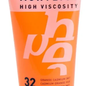 Haute Résistance PEINTURE ACRYLIQUE ORANGE CADMIUM MOYEN 100ML