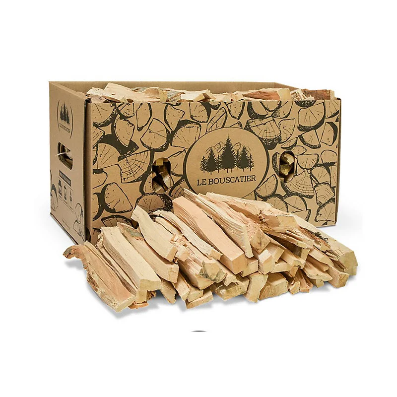 6Kgs de bois d'allumage pour cheminée, poêle, Barbecue, brasero et cuisinière. Buchettes de 20cm essence feuillu sec. Boit...