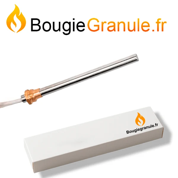 Bougie d’allumage 150 mm x 9,9 mm – 300 watts pour poêle à granulés