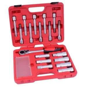 Stahlmaxx outil spécial pour amortisseurs/jambes de suspension/roulements de dôme 18 pièces XXL-100843 acquérir à bas prix...