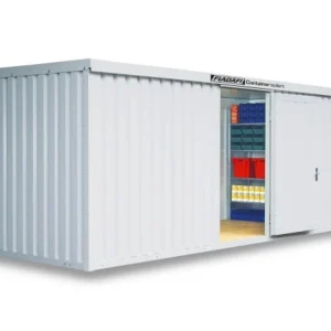 FLADAFI IC 1600 conteneur de matériaux isolé avec plancher en bois 6 080 x 2 170 x 2 470 mm se procurer à bas prix