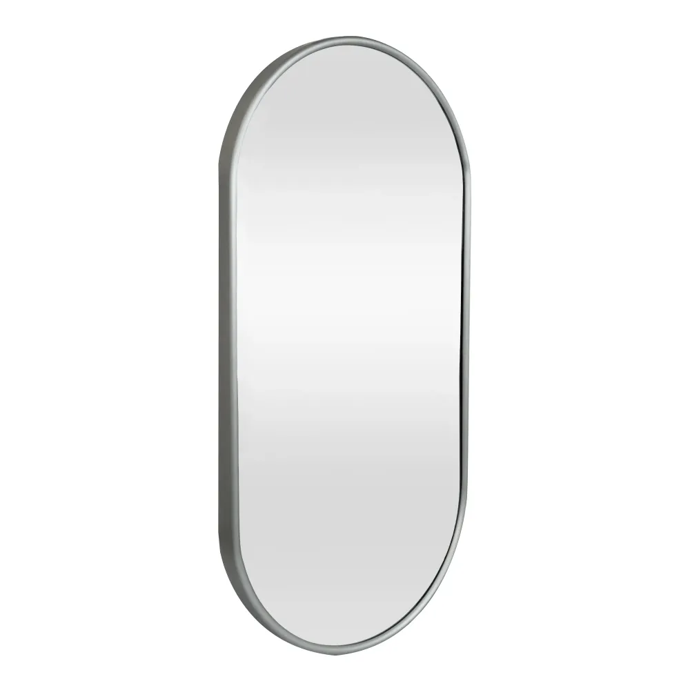 Miroir mural ovale 40 x 80 cm gris graphite 03_0007956