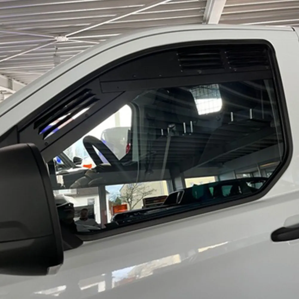 Lüftungsgitter Fahrerhaus für Ford Transit Personnalisé | Tourneo Custom | V710 ab 10/2023 – Set mit 2 Gittern avec détect...