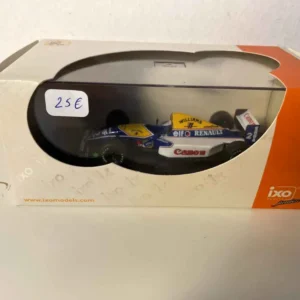 Williams FW15B blanche, bleue et jaune numéro 2 (Formule 1) de 1993 - Alain Prost - IXO
