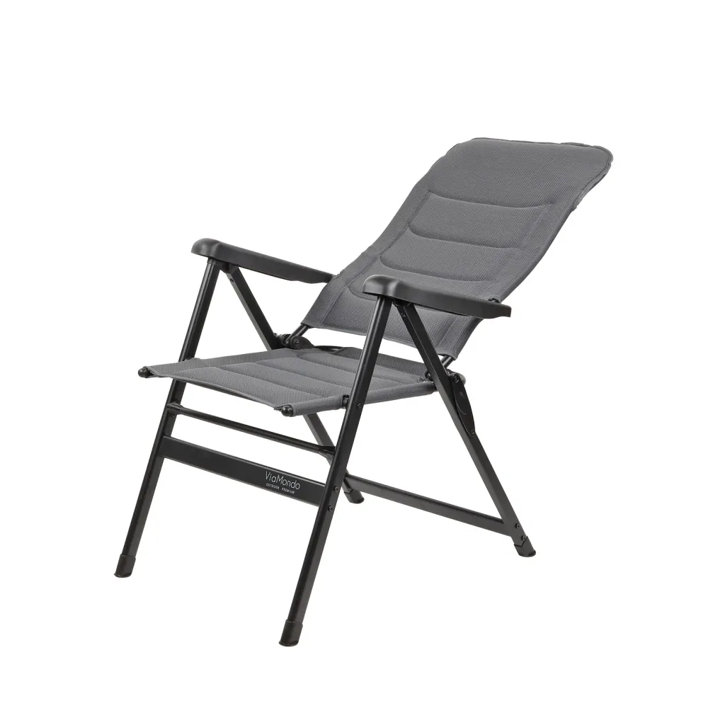 Filet de sécurité Via Mondo Campingstuhl "Piccolo Cinzo" 7 fach verstellbar breite Armlehen kompaktes Packmaß