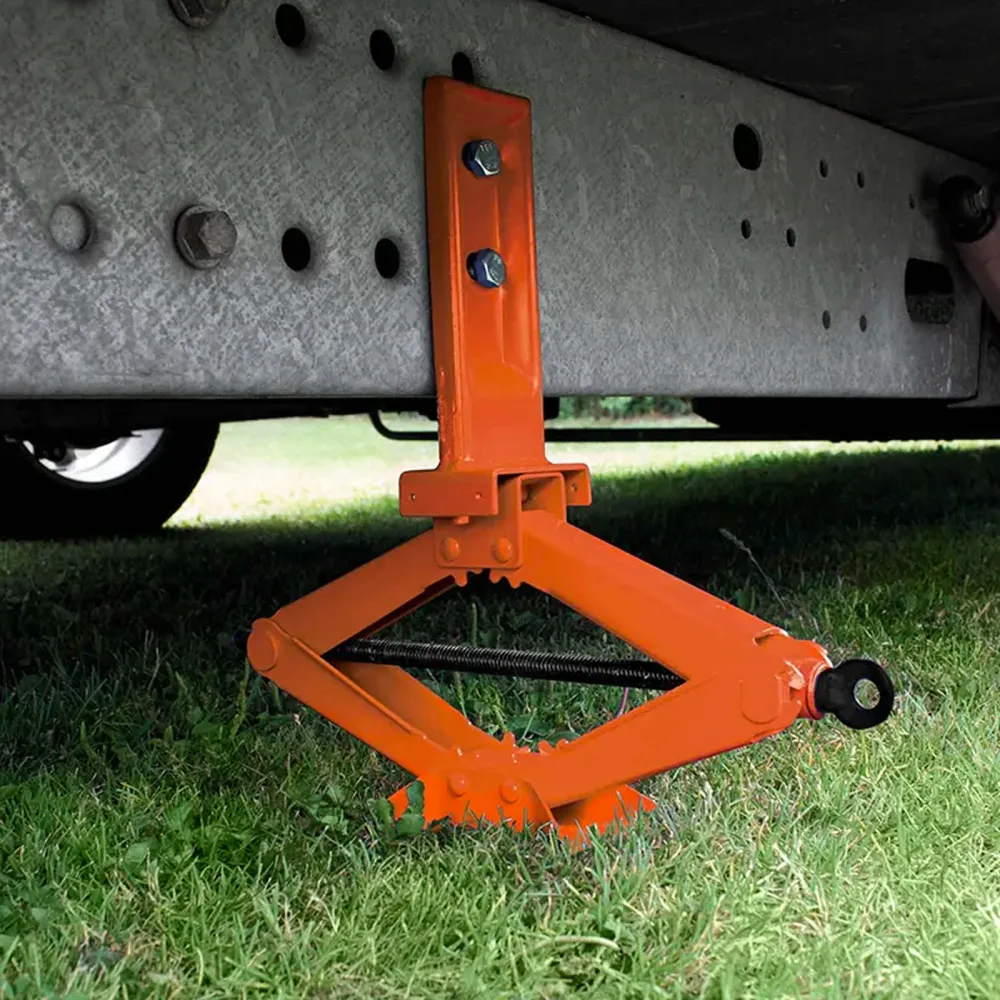 Scherenwagenheber Handkurbel Wagenheber für Wohnwagen bis 1500kg + Tragetasche avec Garantie Constructeur