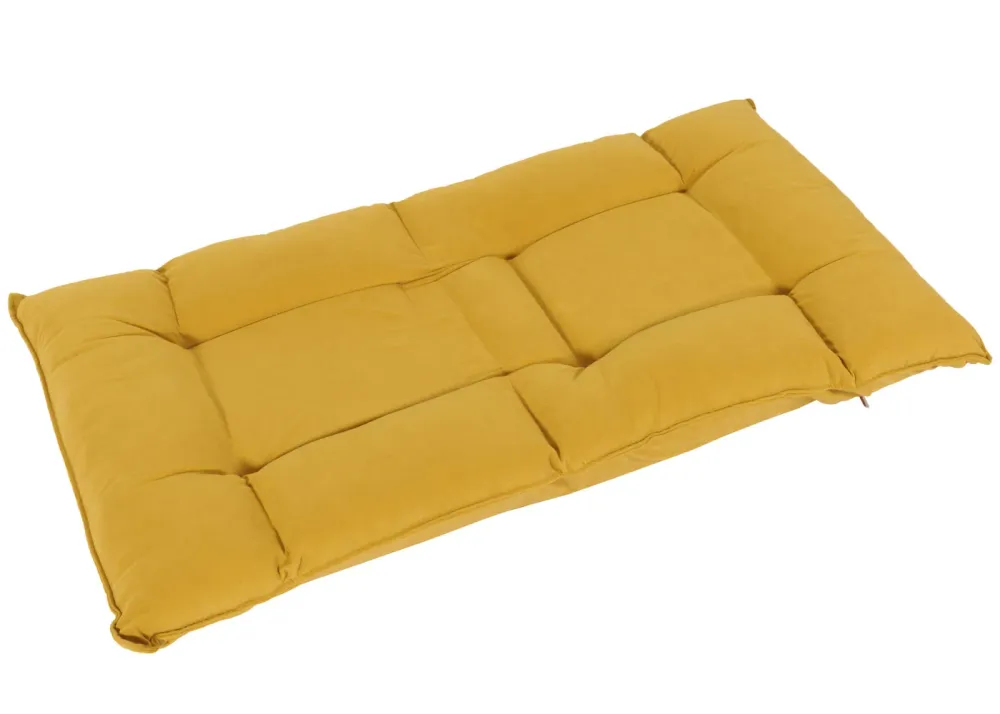 Chaise de sol dossier réglable sur 6 positions de relaxation cadre constant velours jaune 04_0006369