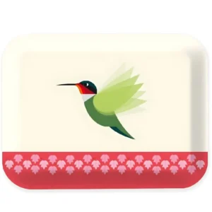 Plateau léger modèle en bambou - Colibri avec 8 compartiments