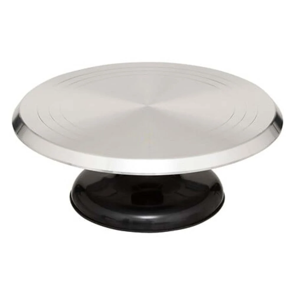 Plateau tournant pour gâteau en aluminium pour anniversaire