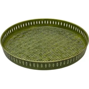 Support de rangement Plateau en métal Jali 45 cm