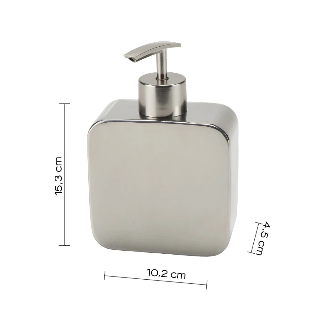 Dosasapone cromato acciaio inox con erogatore Polaris