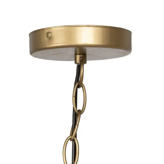Tropical Light Chandelier En bois Beads
