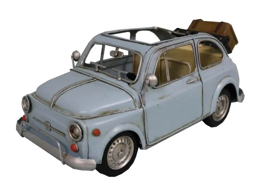 Voiture décorative en fer nostalgique