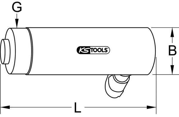 Vérin hydraulique à visser KS Tools 15 t 640.0120 prendre à bas prix