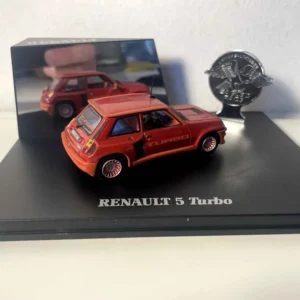 Renault 5 Turbo rouge (coffret boite rectangle) - EAGLE Collectibles par Universel Hobbies