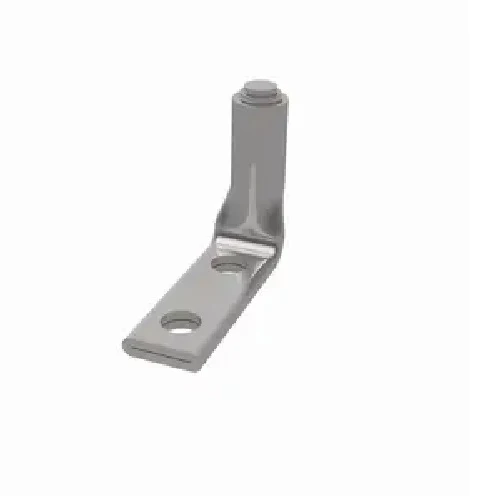 Burndy YA34A390 500 MCM 1/2" Stud 2 Hole 90 Degree Bent Standard Barrel En alu Terminal Lug