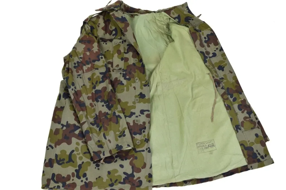 Certifié CE Véritable veste militaire BDU de l'armée roumaine Parka M93 combat camo leaf NEUF