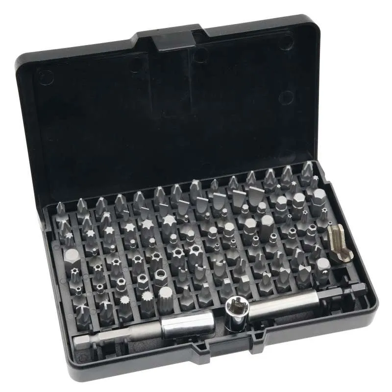 Coffret Embouts de Vissage + 2 Porte-Embouts Magnétiques 1/4 NEO TOOLS 06-104 - 99 Pièces avec mousses incluses