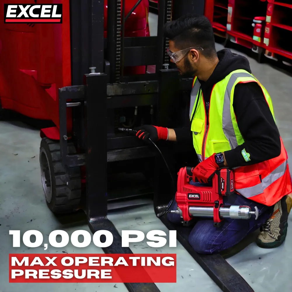 Excel 18V Sur batterie Grease Gun Body Only (Battery & Charger Not Included)