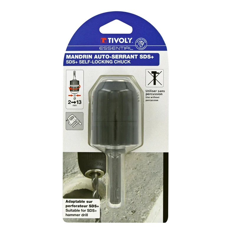Haute Performance Tivoly Mandrin auto-serrant SDS+ Ø 2 à 13mm