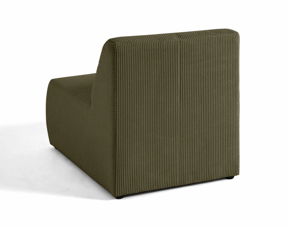 Onyx - fauteuil sans accoudoirs - en velours côtelé avec mousses incluses