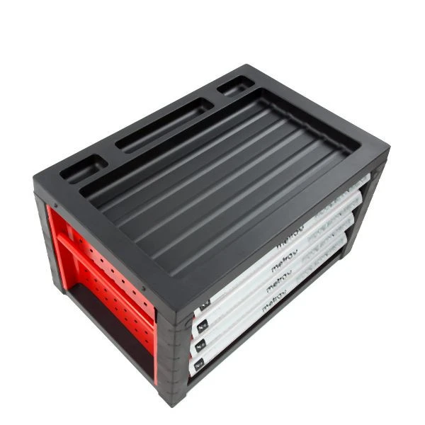 Porte-bagages scooter Accessoire Metra boîte à outils sur chariot à outils rouge 10346 magasiner à bas prix