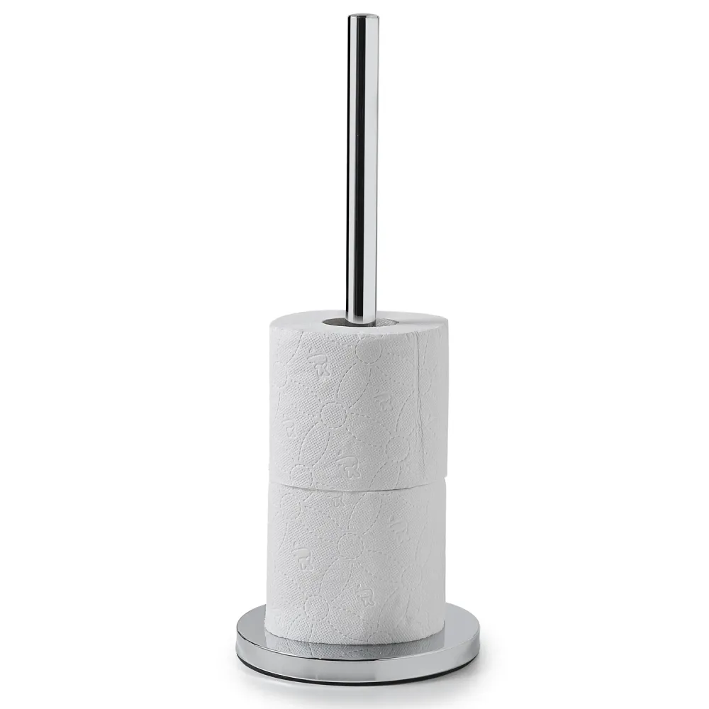 Porte-bagages scooter Lampadaire avec porte-rouleau de rechange modèle Magò de Gedy - Chromé