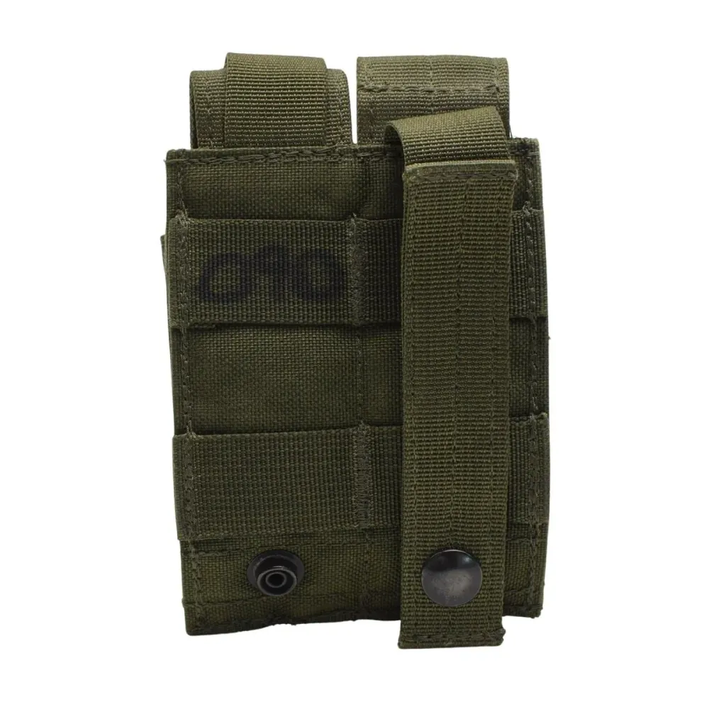 Racing Pochette de chargeur doublement pistolet d'origine de l'armée britannique sac de chargeur militaire de campagne Olive