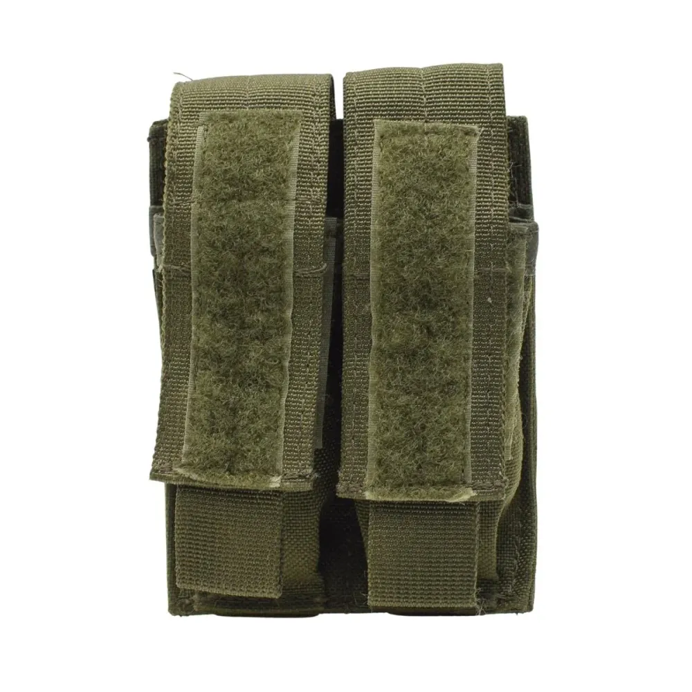Racing Pochette de chargeur doublement pistolet d'origine de l'armée britannique sac de chargeur militaire de campagne Olive