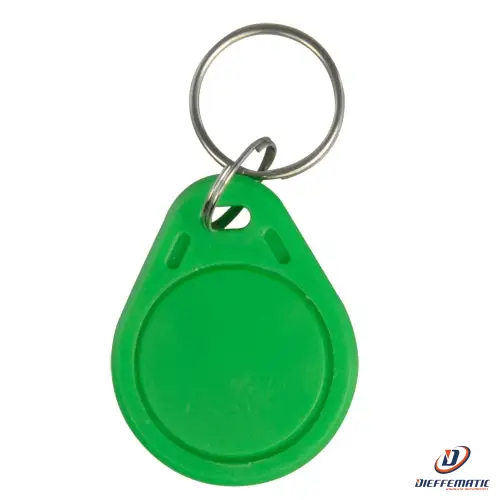 RFID-TAG-GREEN Portachiavi TAG di prossimità numerato avec système antivol