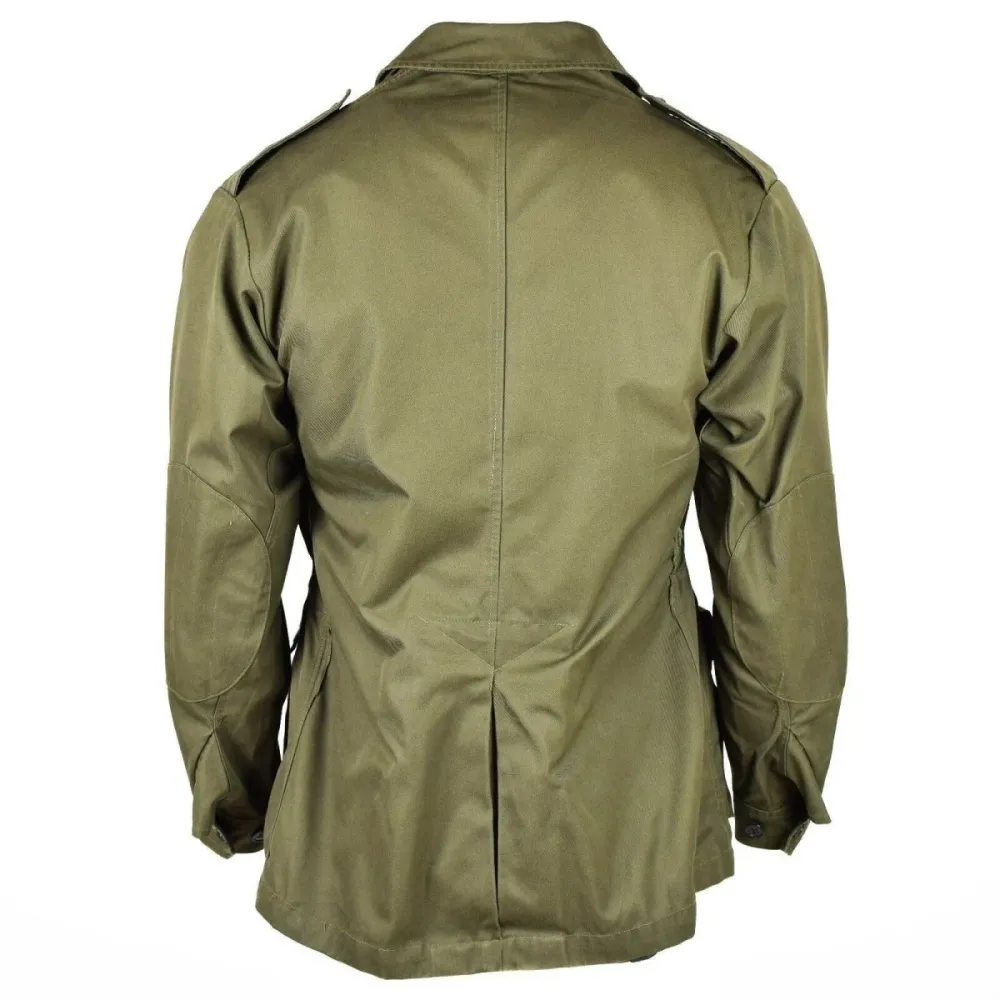 Sangle de fixation Veste-chemise verte olive originale de l'armée italienne, édition excédentaire militaire BDU