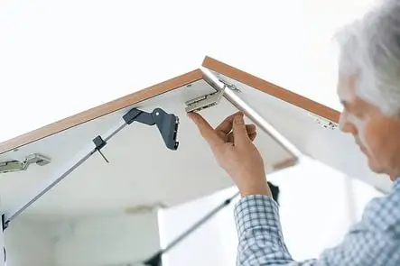 Set bras télescopiques AVENTOS HF avec système antivol