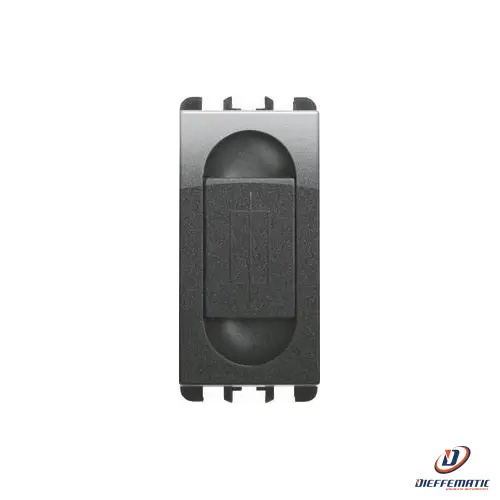 Urmet Portafusibile, 1 Modulo, 1P 10A 250Vac Acciaio Scuro 10500Ac Originale - 22mm/25mm/28mm
