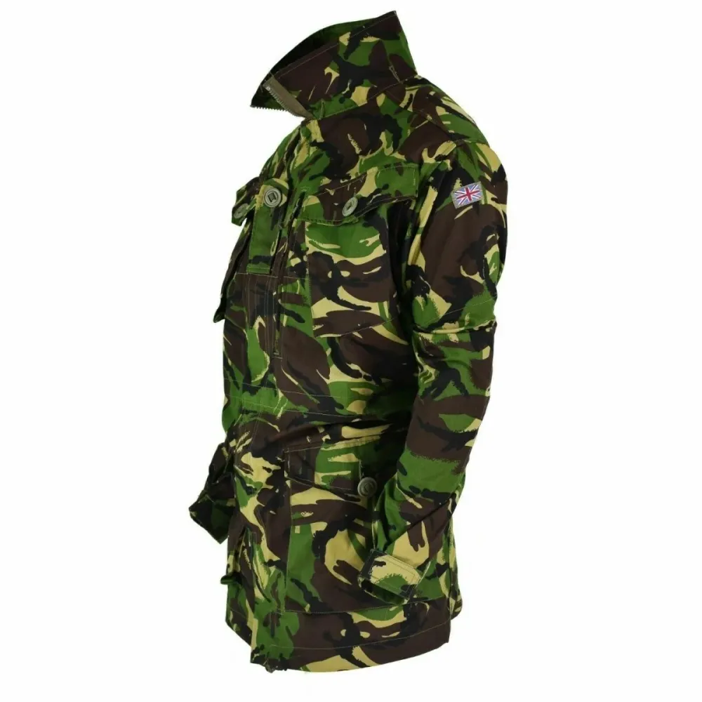 Véritable veste de combat de l'armée britannique DPM camouflage jungle militaire parka 95 pour stockage extérieur
