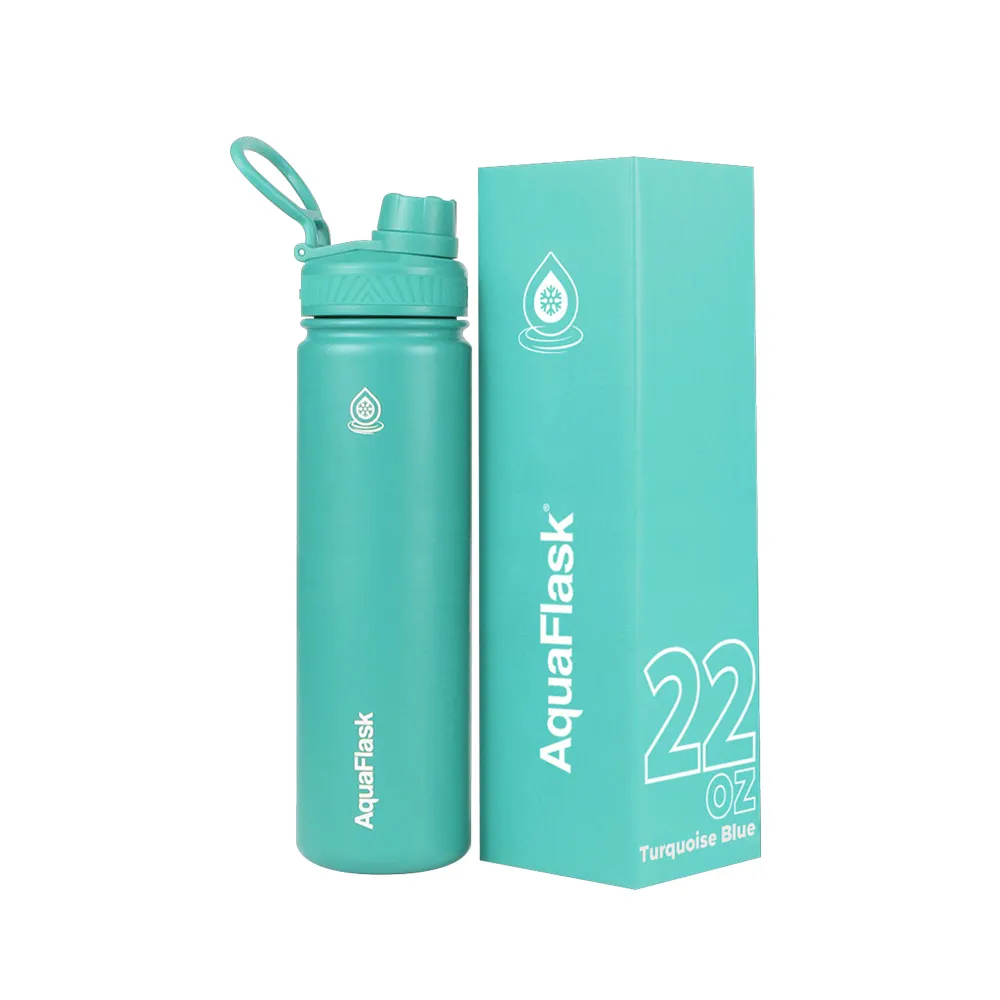 Aquaflask 650ml Flask Bleu piscine Blue