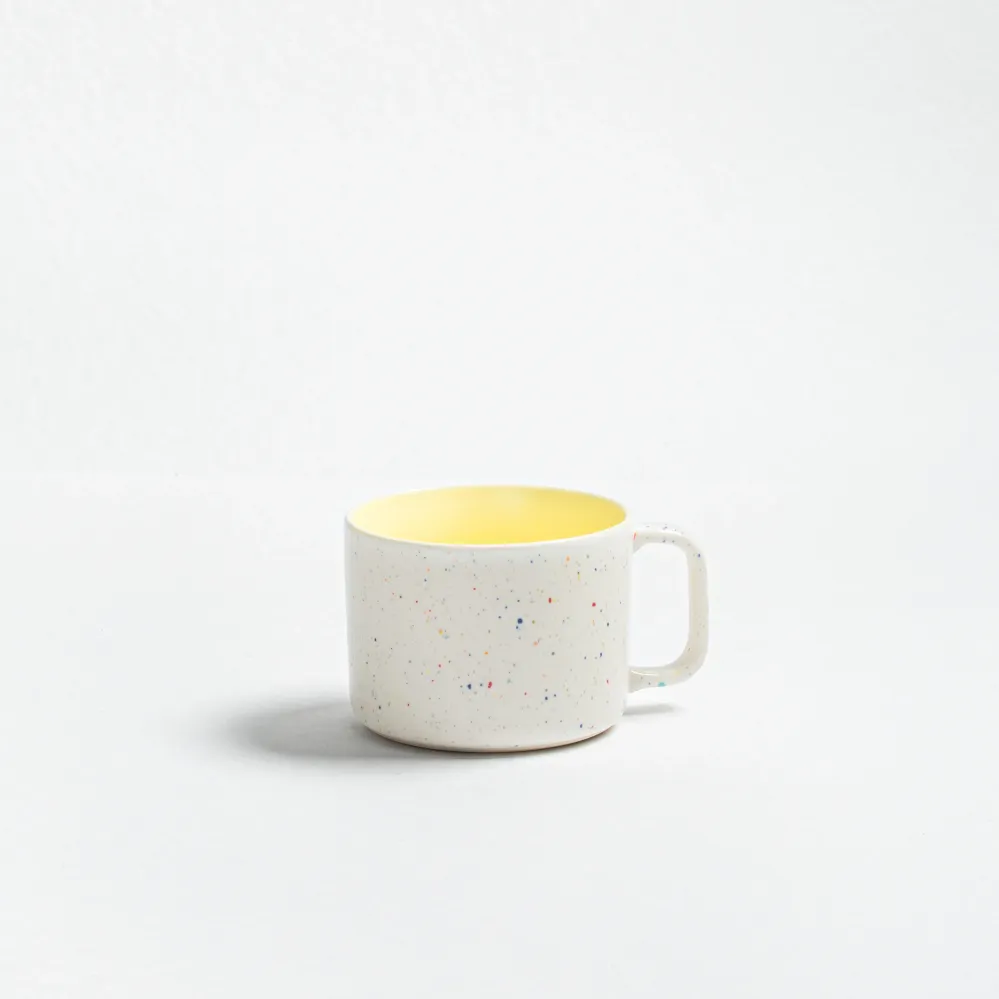 Breeze Party Out Stoneware Mug 450ml Jaune soleil