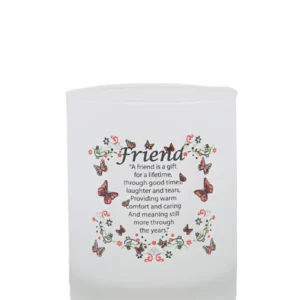Kitchen Life Whiskey Glass Friend Quote - Cristallin