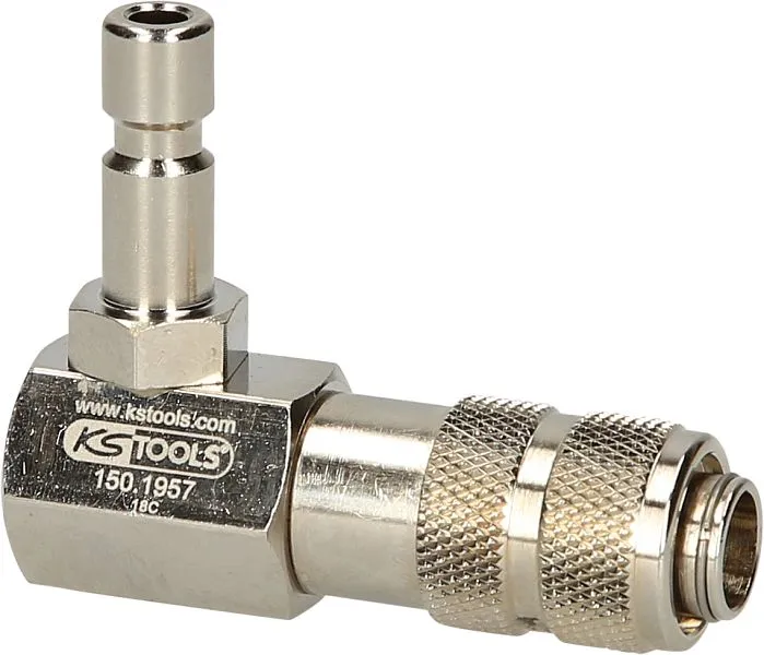 Adaptateur à baïonnette pour réseau de refroidissement KS Tools coudé à 90° 150.1957 obtenir à bas prix