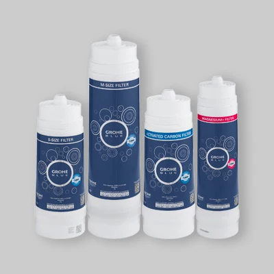 Filtro Di Ricambio Grohe Blue Taglia M, Cap. 1500 Lt. avec rivets de maillon