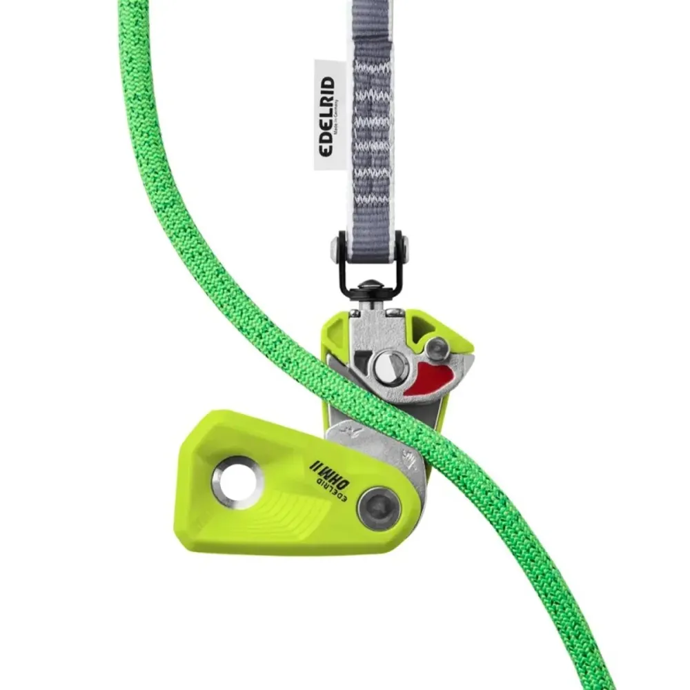 Pneu tout-terrain quad Le dispositif de résistance de freinage assisté Edelrid OHM assiste les assassins plus légers Vert êt