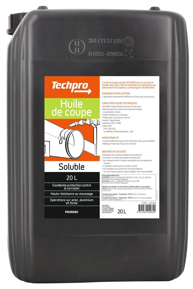 Huile de coupe soluble résistant aux hydrocarbures